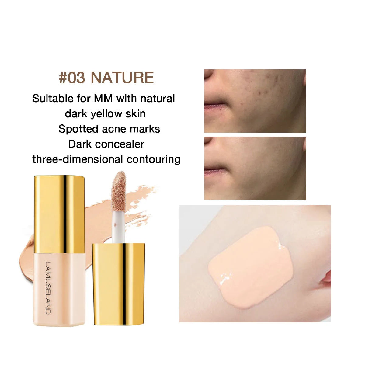 Mini Liquid Concealer Pores Dark Circles
