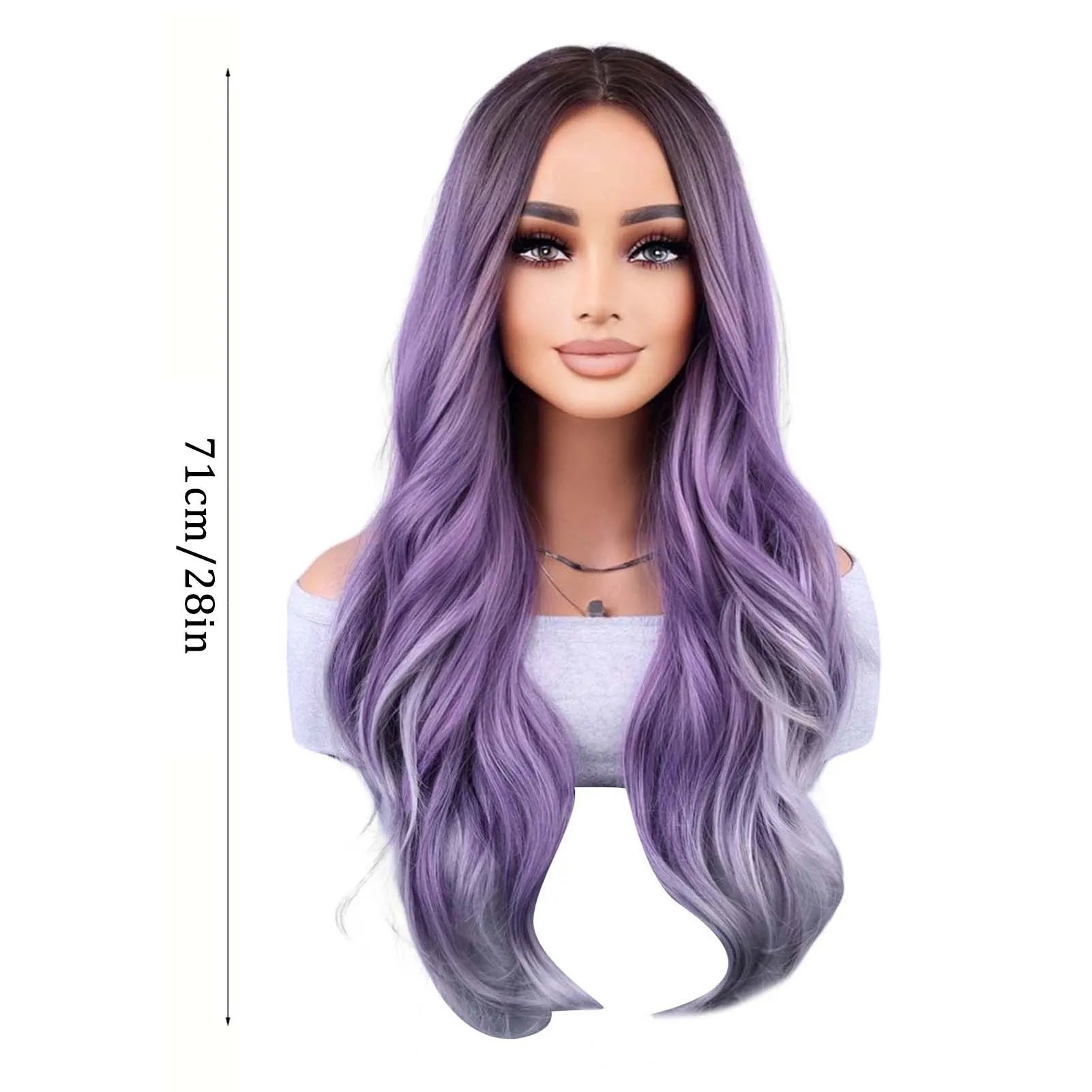High-temperature Silk Wig