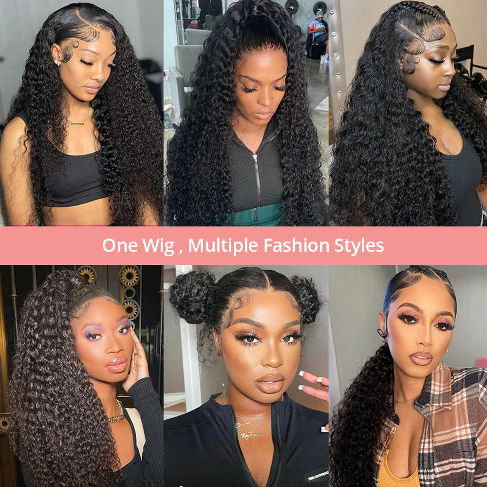 Deep Wave Frontal Glueless Wigs