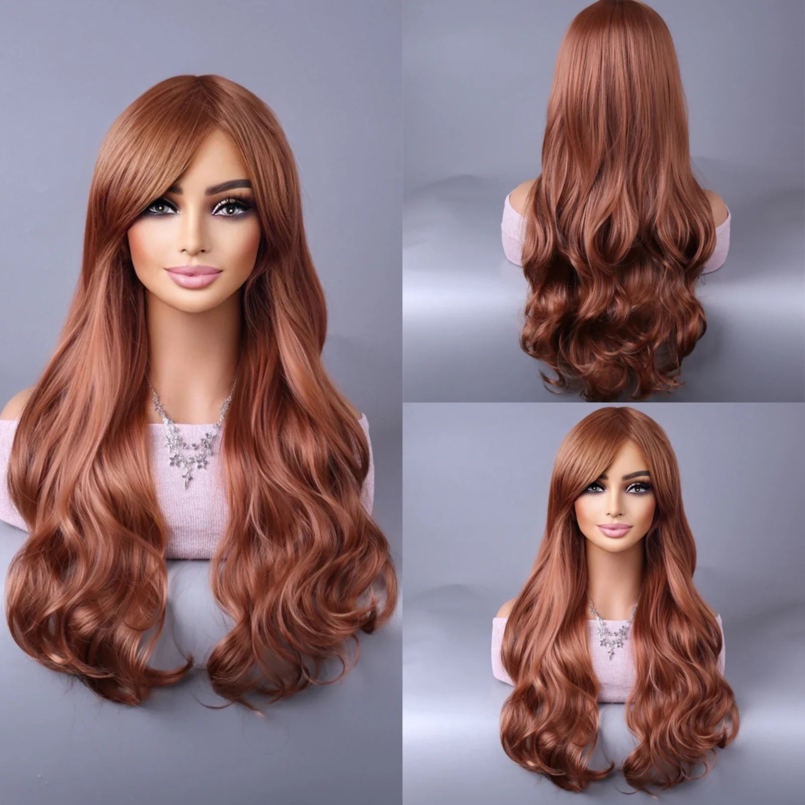 High-temperature Silk Wig