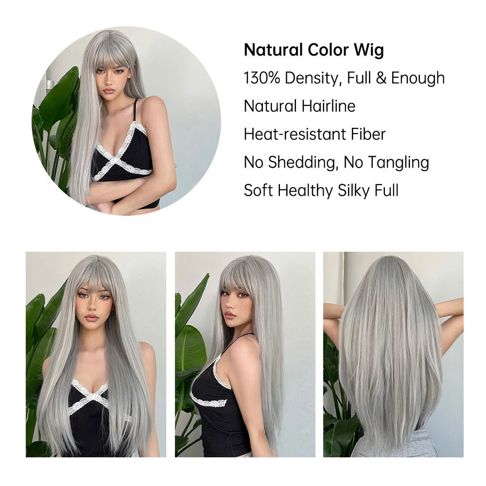 Long Straight Synthetic Wig