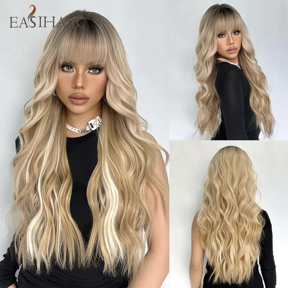Long Curly Synthetic Wigs