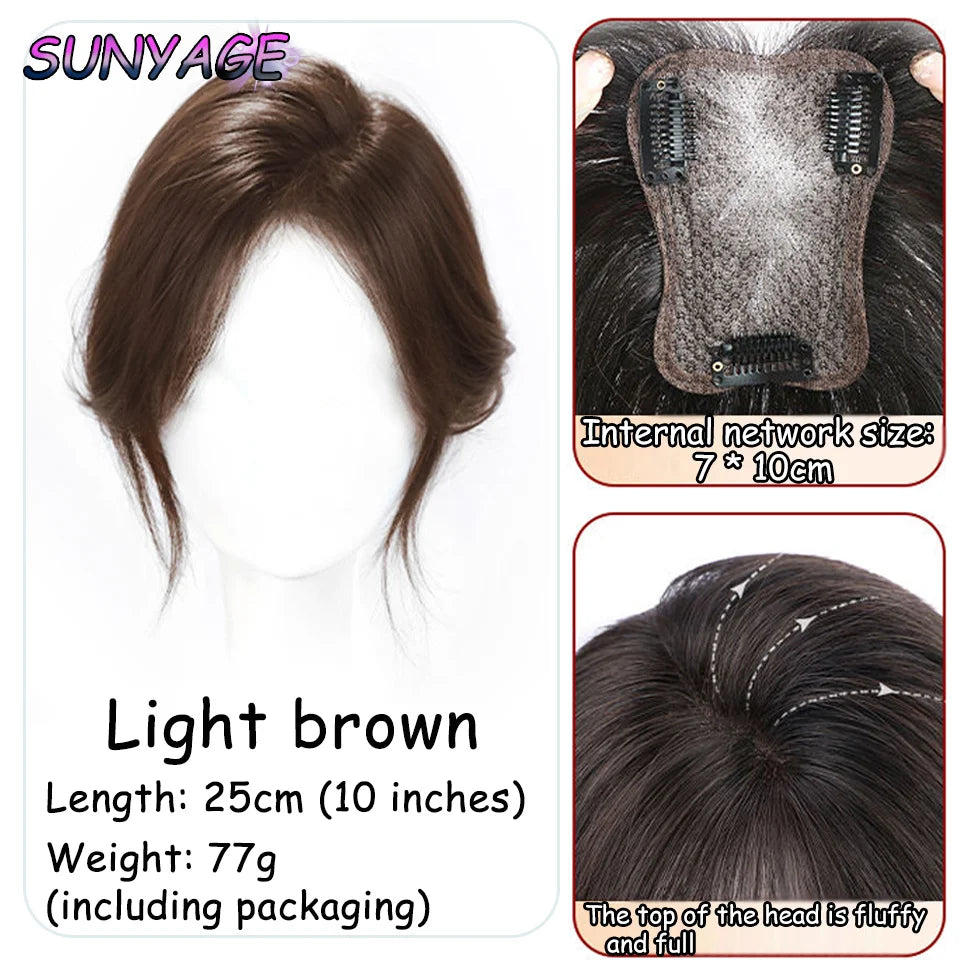 Synthetic Eight-character Bangs Wig