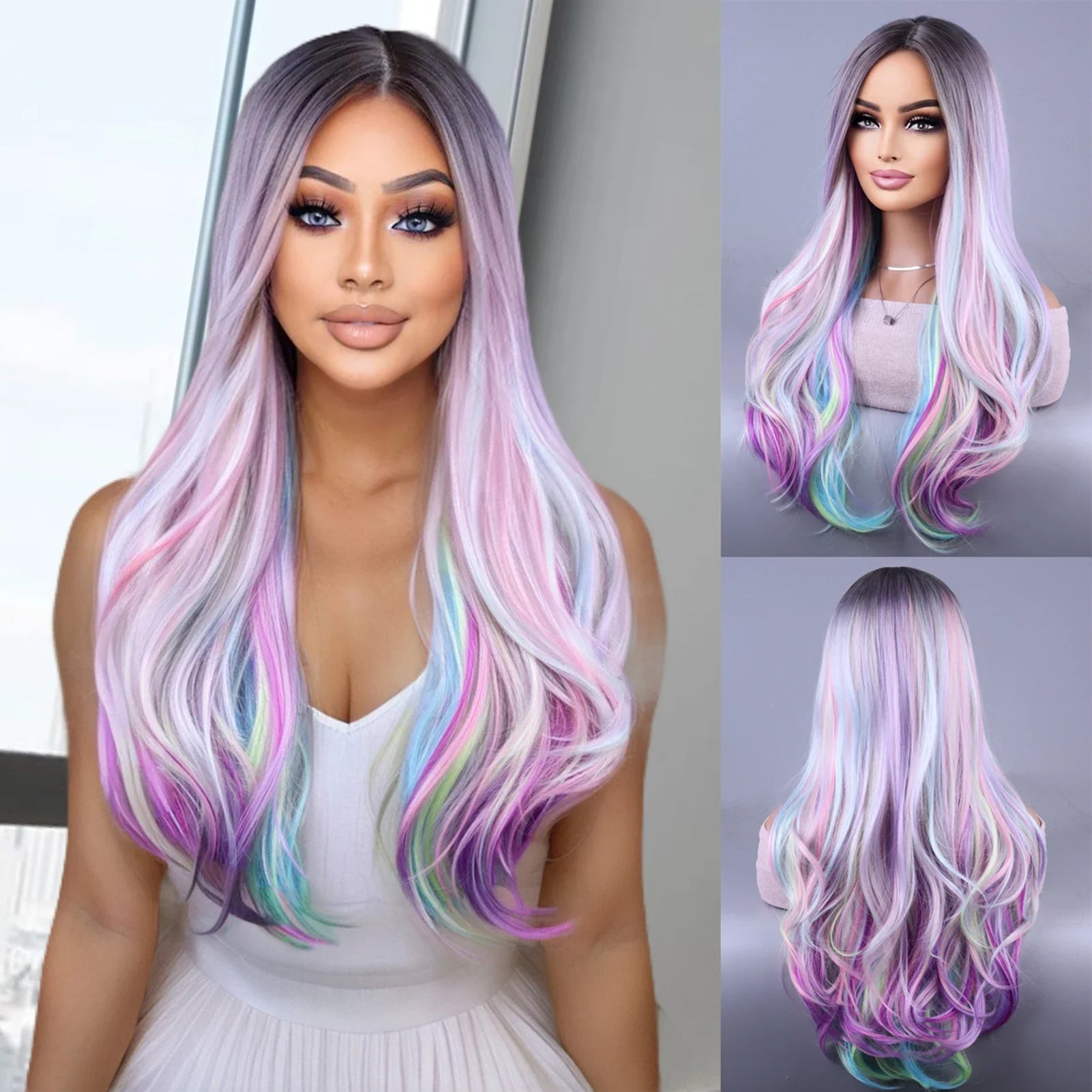 High-temperature Silk Wig