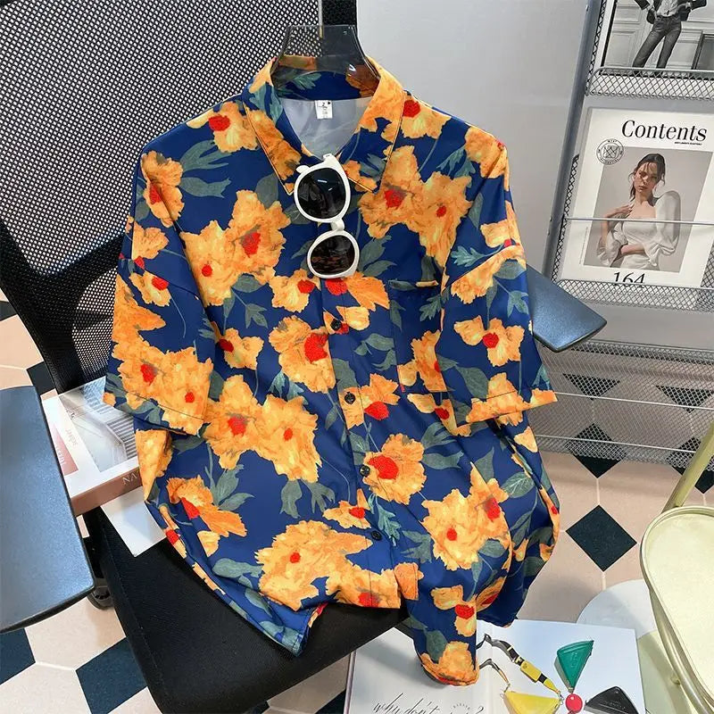 Men Street Summer Daily Shirt