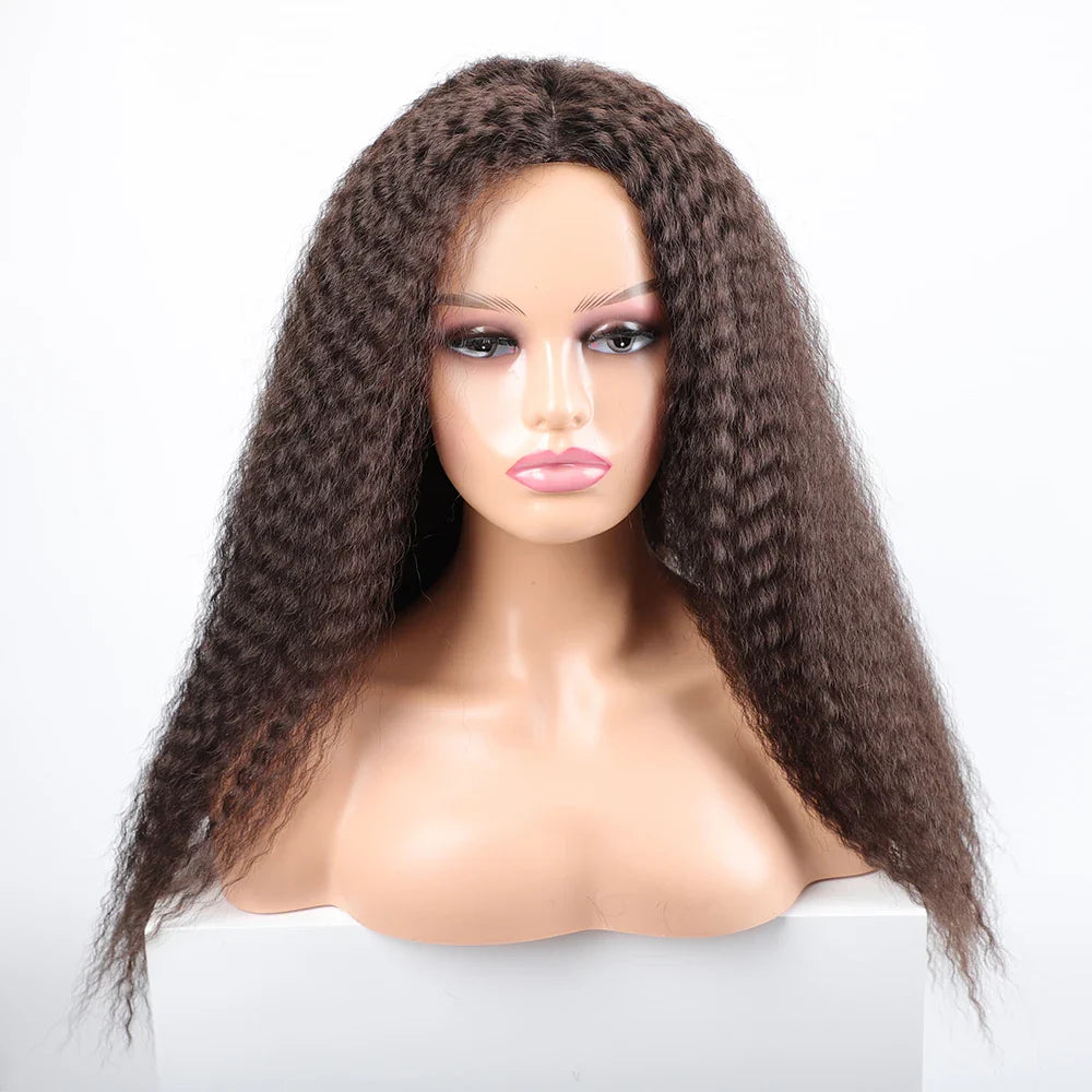 Long Puffy Kinky Curly Synthetic Wigs