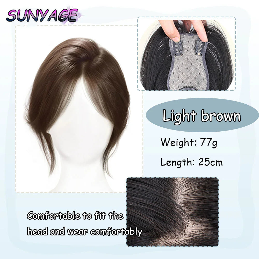 Synthetic Eight-character Bangs Wig