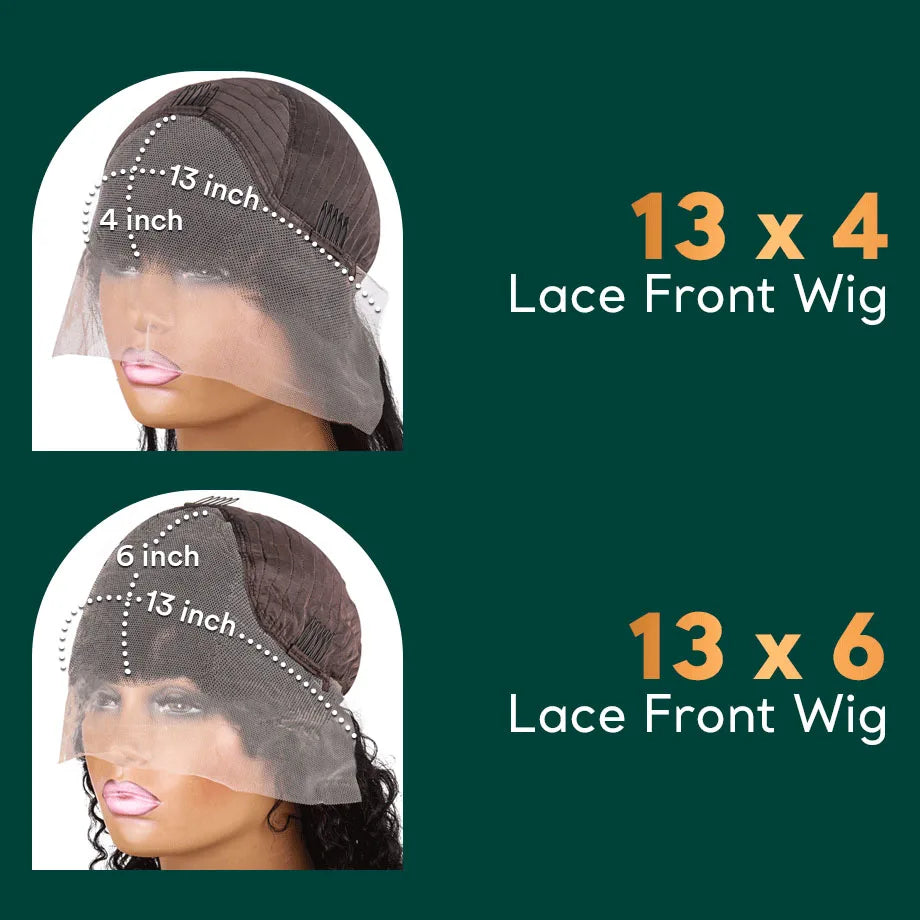 Lace Frontal Wig Brazilian Colored Human Hair Wigs