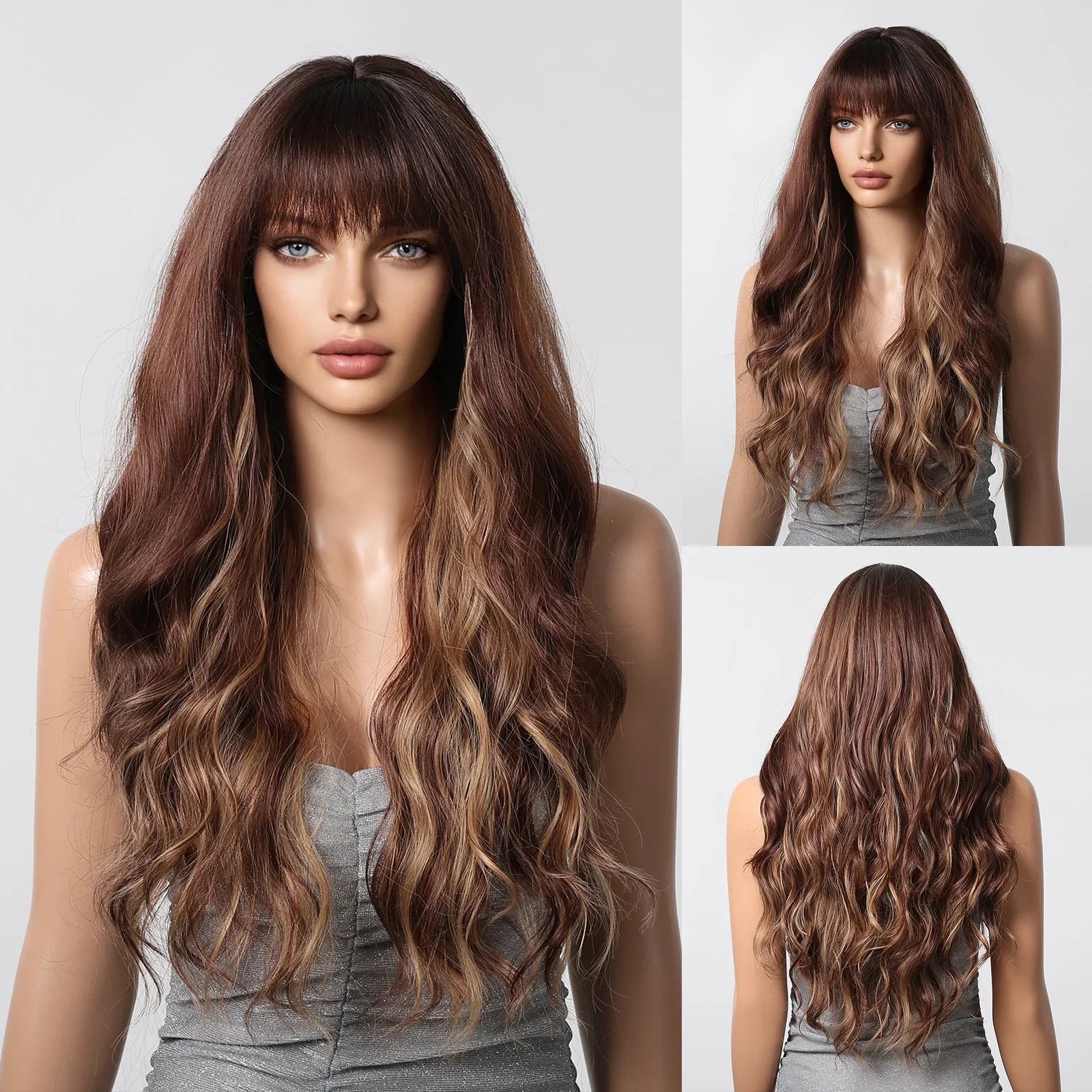 Long Curly Synthetic Wigs