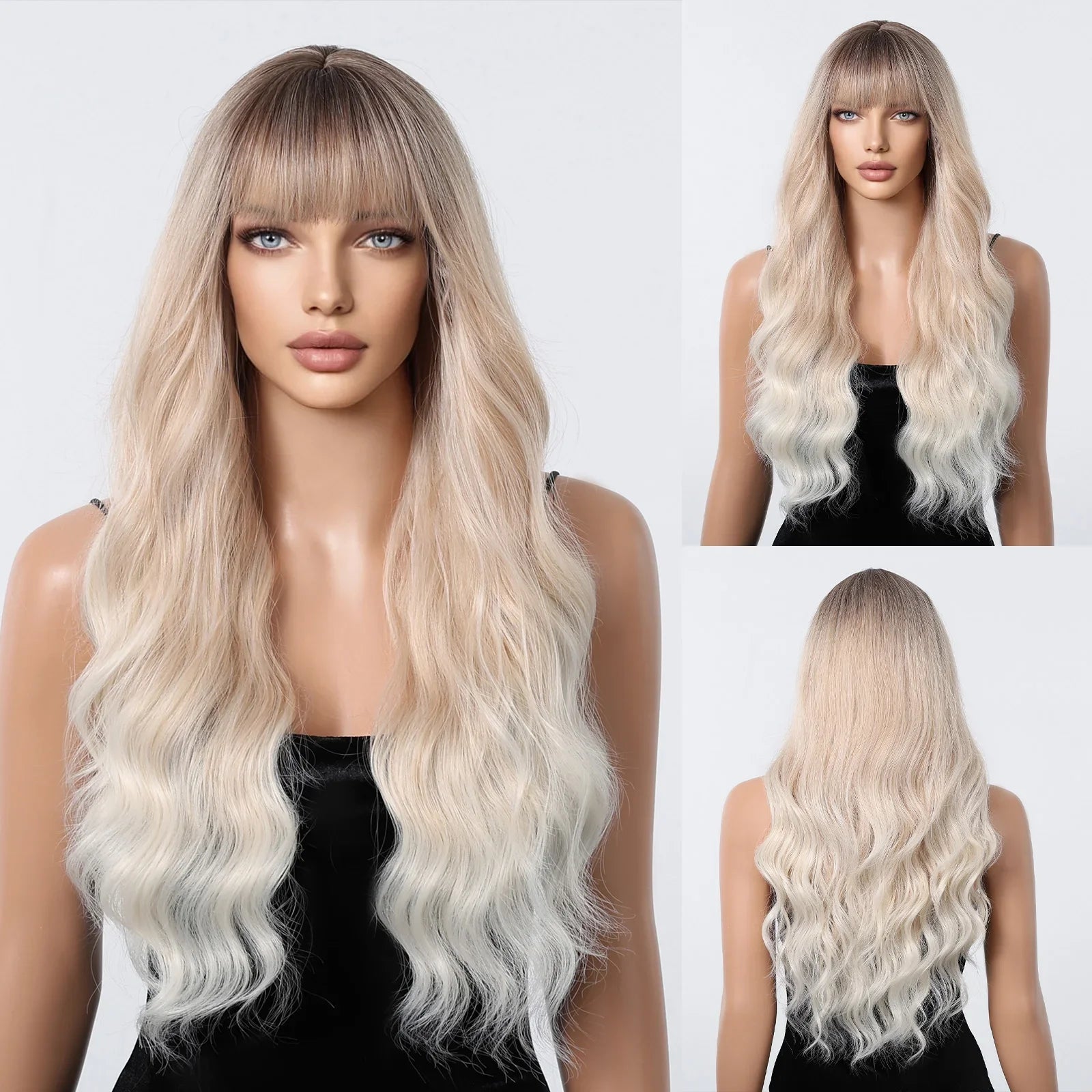Long Curly Synthetic Wigs