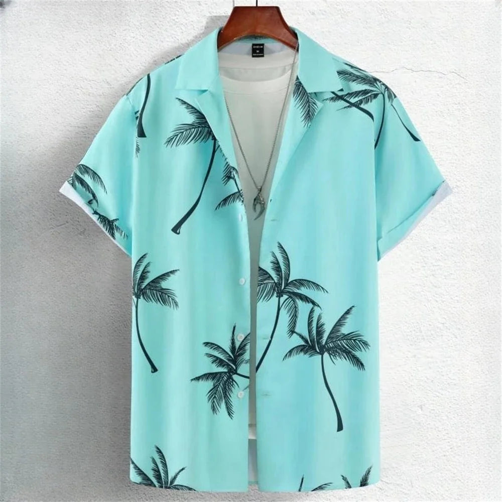 3d Patchwork Printing Hawaiian Shirts
