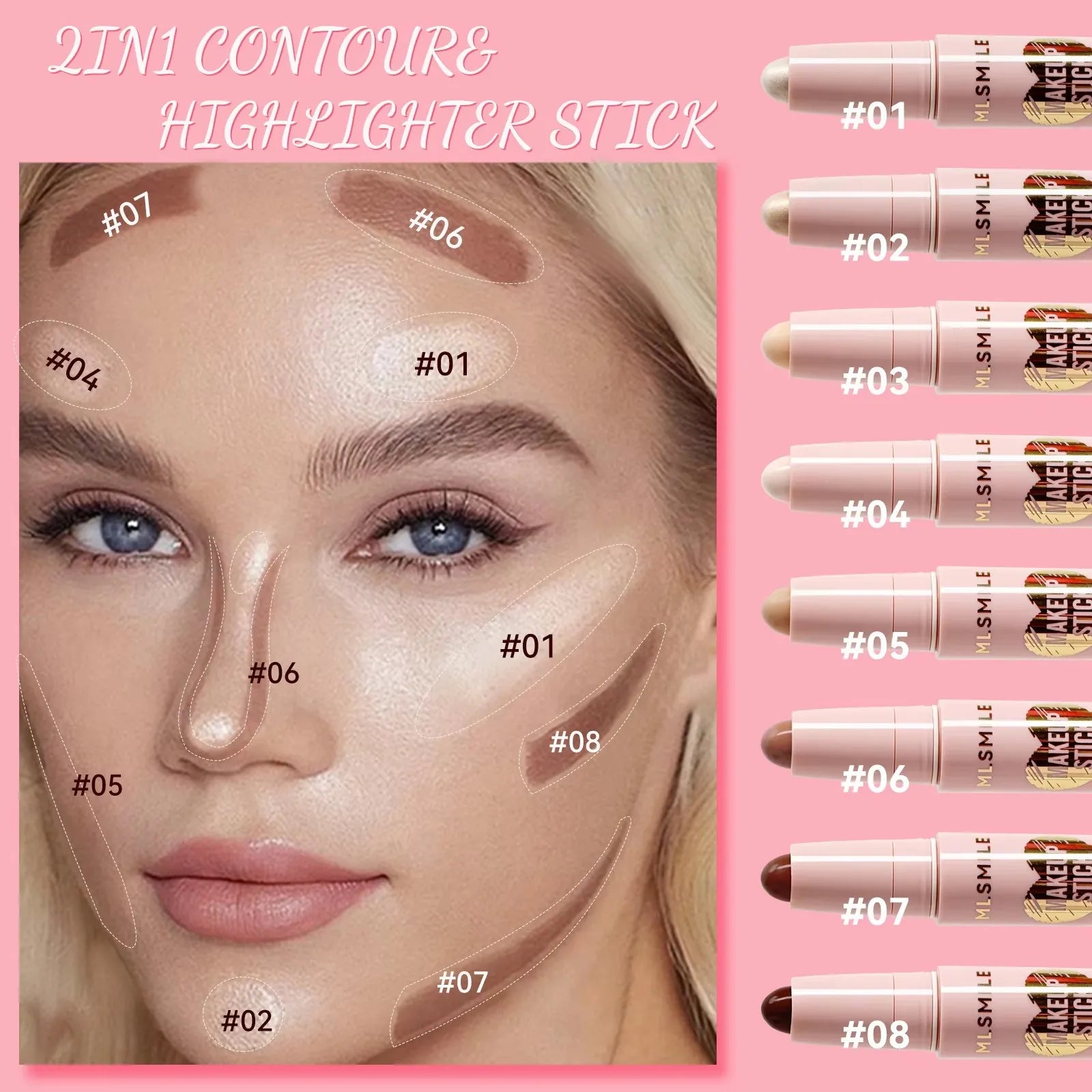 Contouring Stick Brightening Facial Foundation
