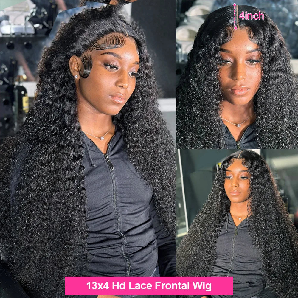 Brazilian Pre Plucked Deep Wave Water Wave Wigs