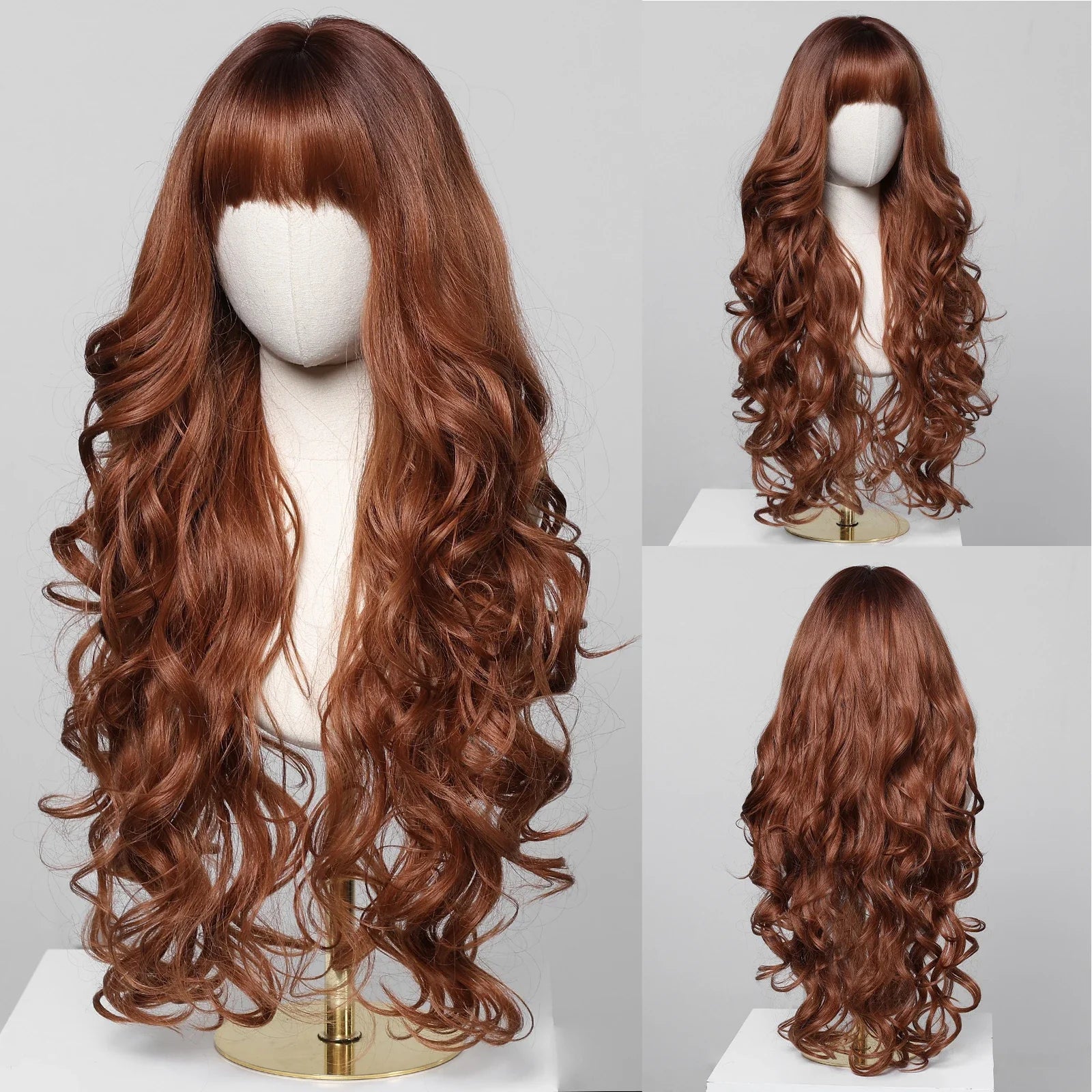 Long Curly Synthetic Wigs