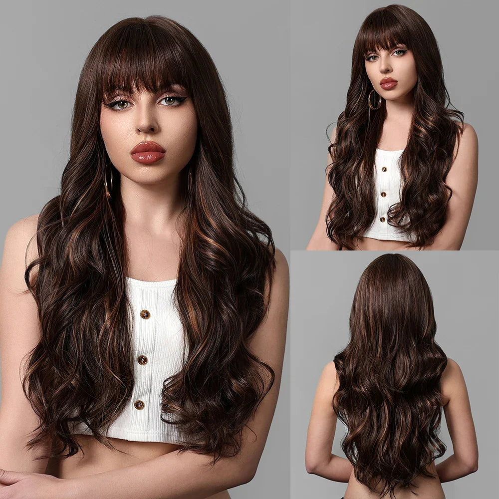 Long Curly Synthetic Wigs