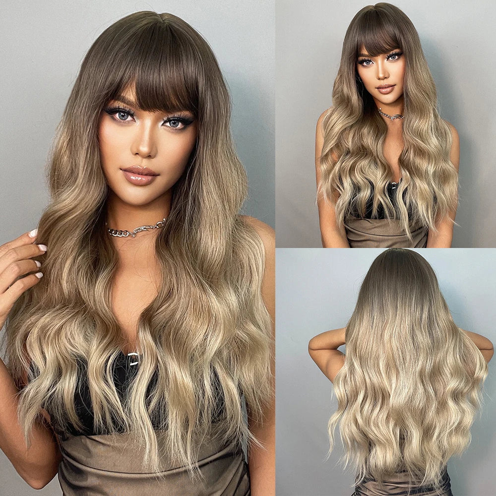 Long Curly Synthetic Wigs