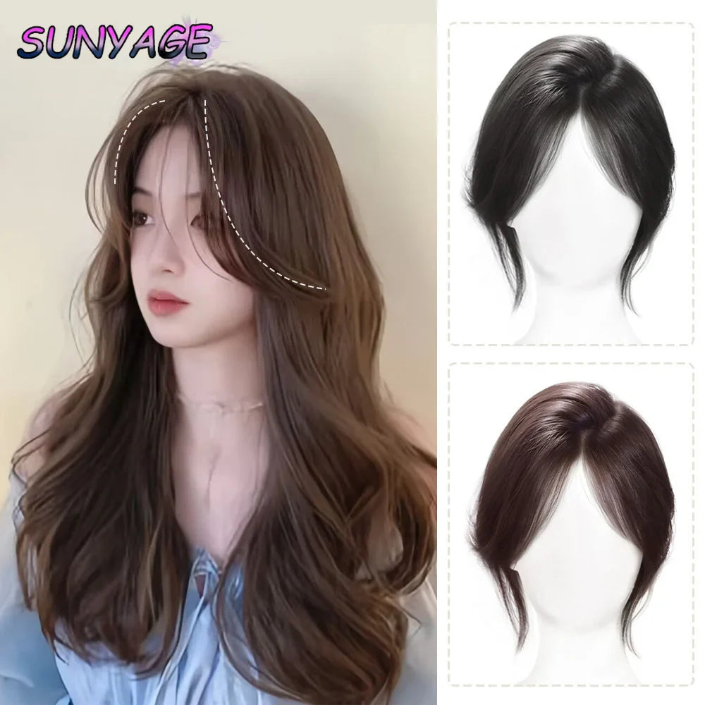Synthetic Eight-character Bangs Wig