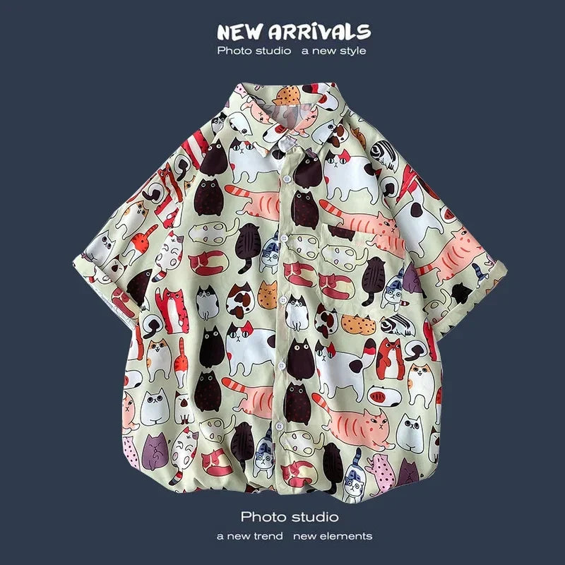 Men Street Summer Daily Shirt