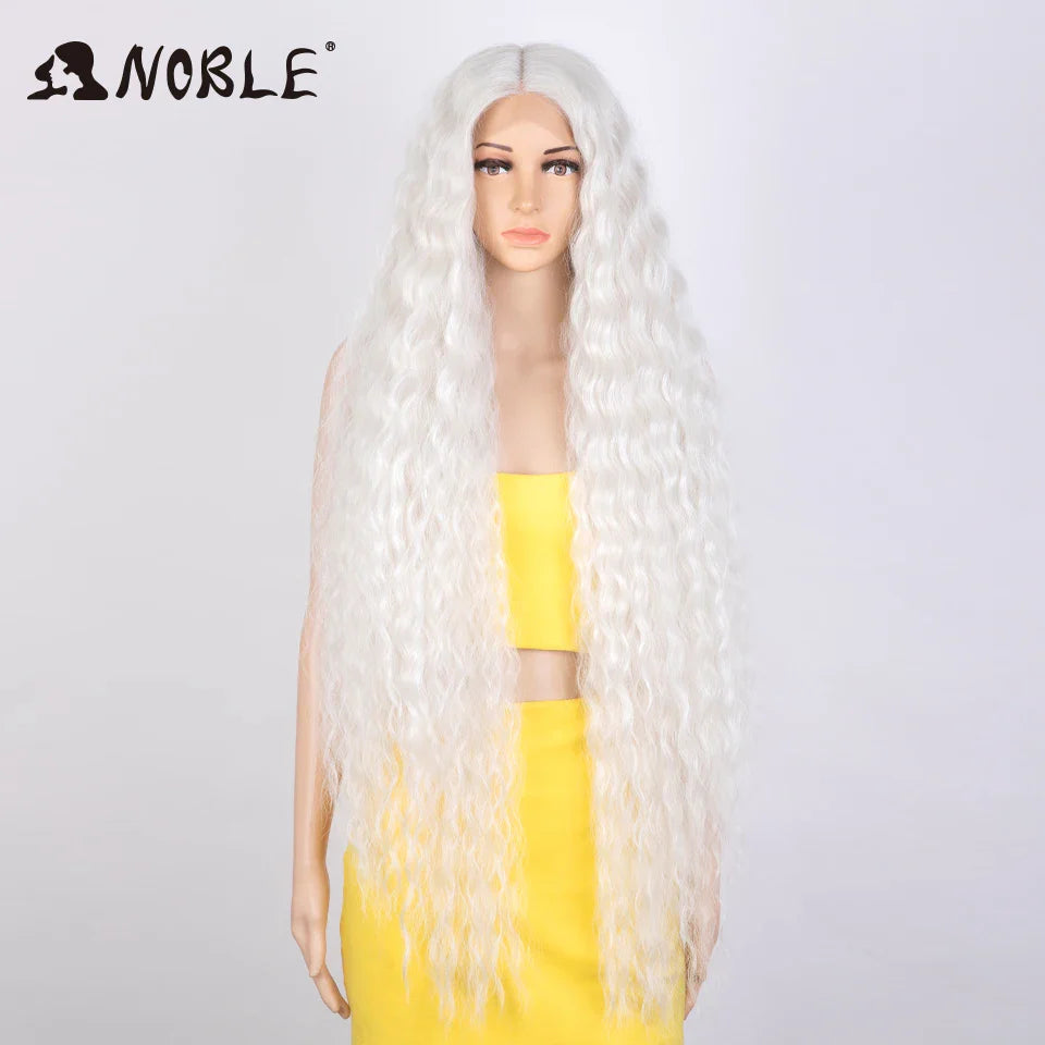 Noble Cosplay Synthetic Lace Wigs