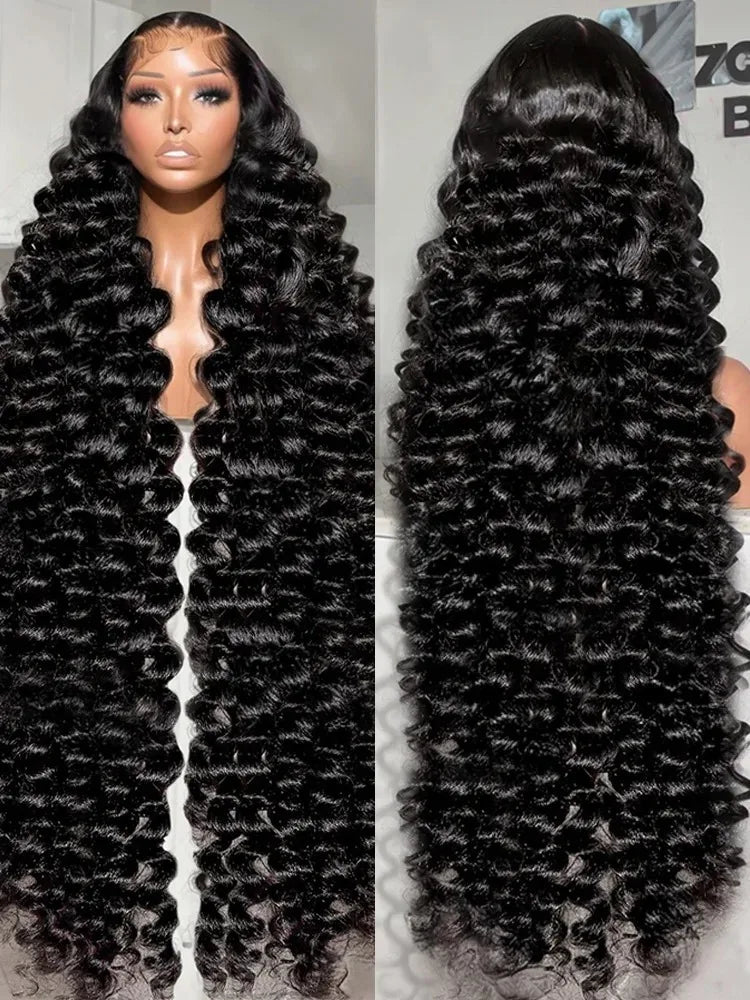 Curly HD Lace Frontal Human Hair Wigs