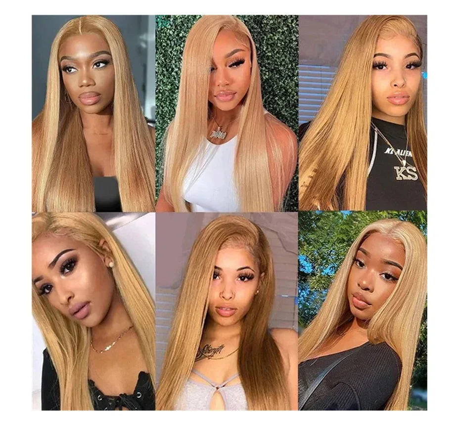 Honey Blonde Human Hair Wig