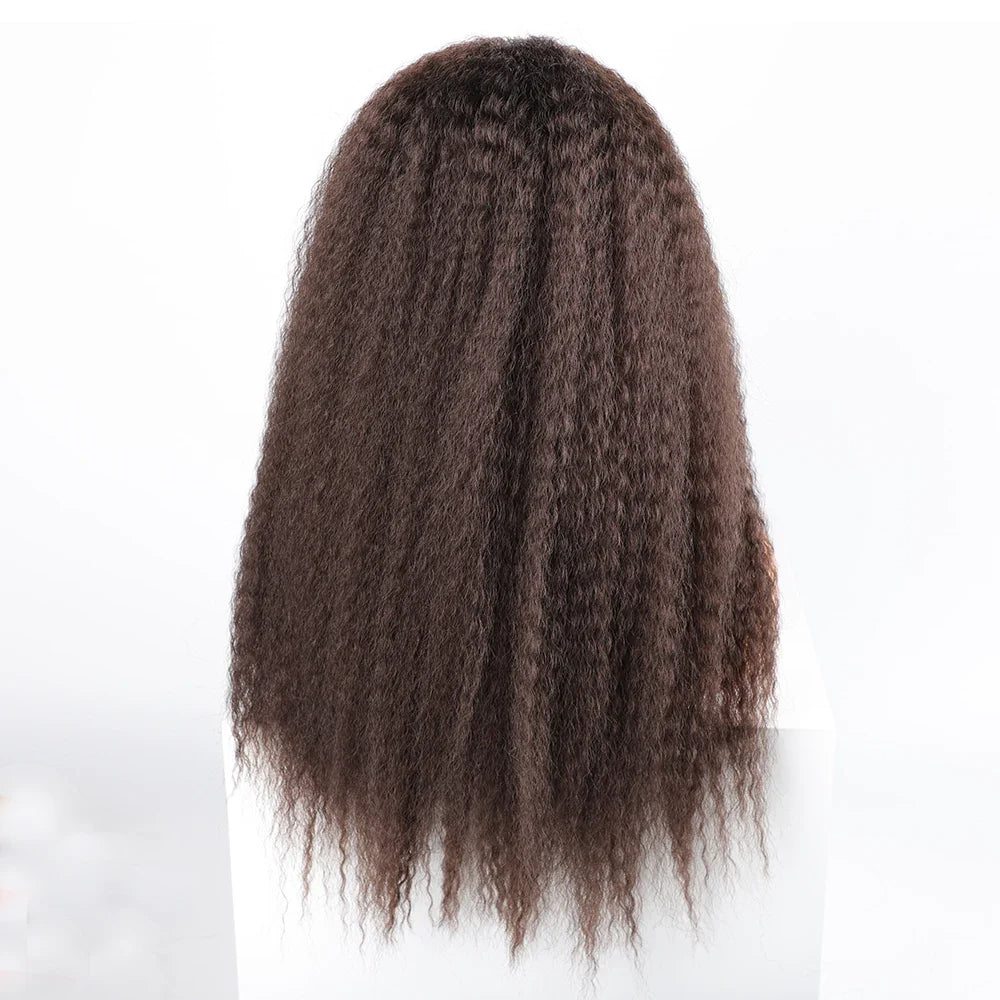 Long Puffy Kinky Curly Synthetic Wigs