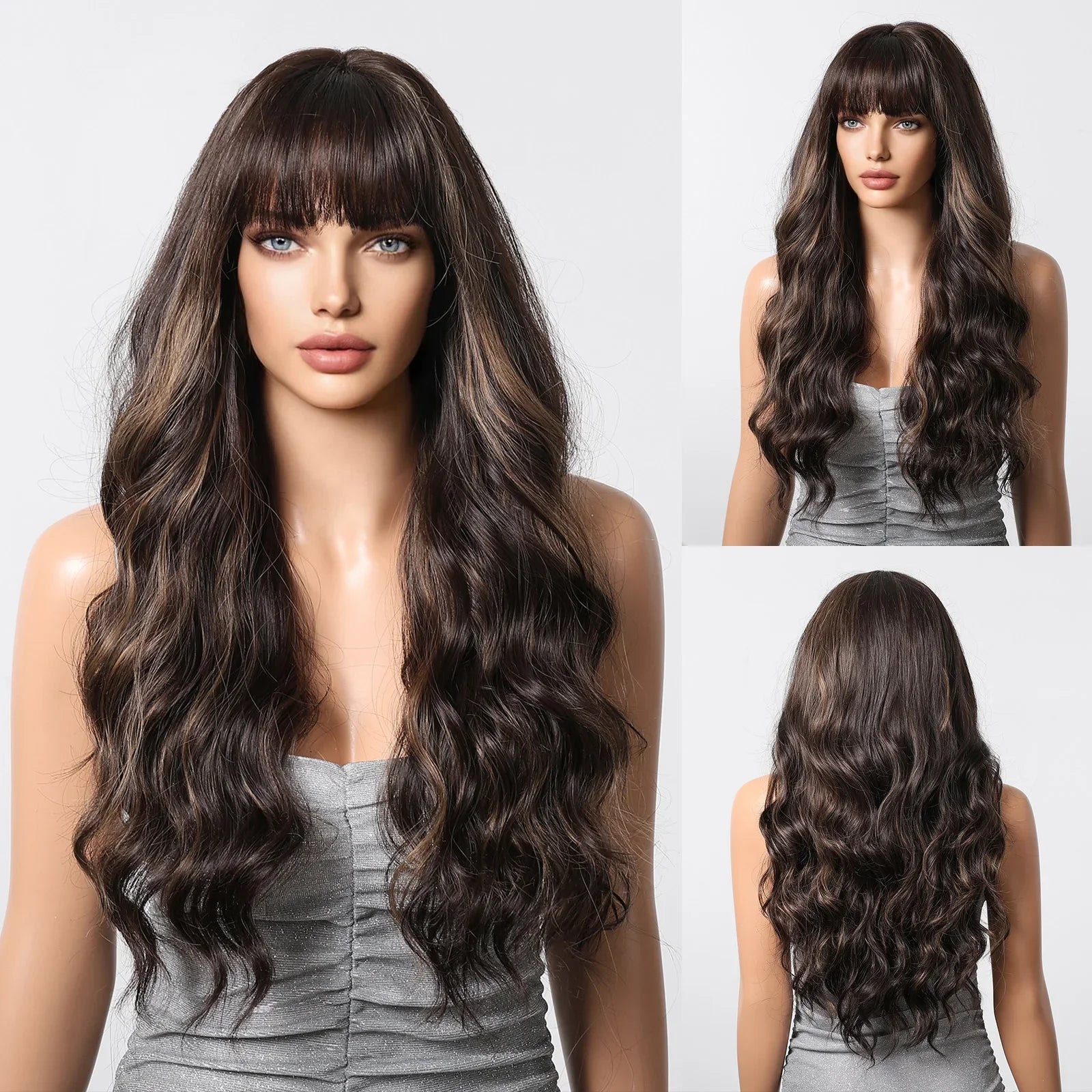 Long Curly Synthetic Wigs