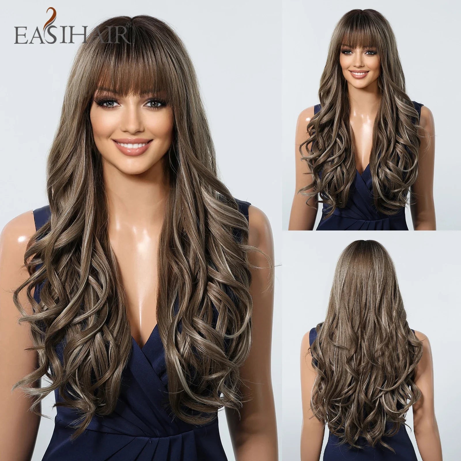 Long Curly Synthetic Wigs