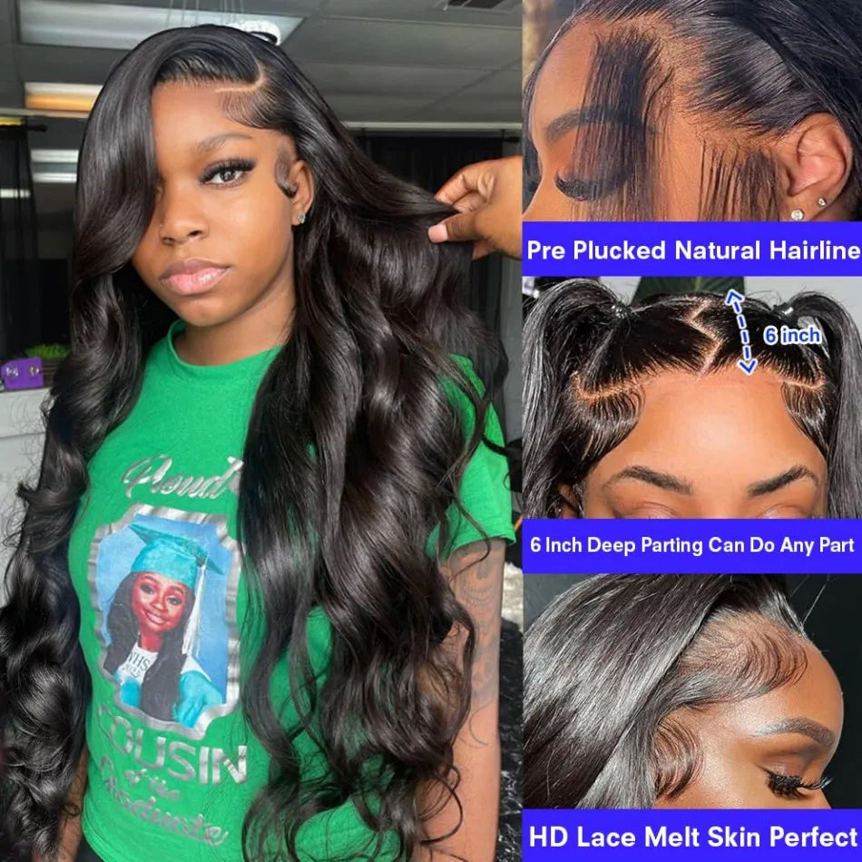 Body Wave Hd Lace Frontal Curly Hair Wigs
