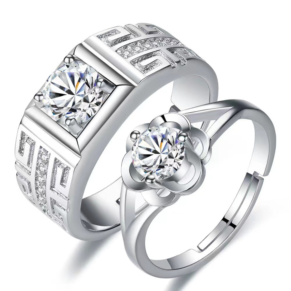 Opening Wedding Simulation Diamond Ring