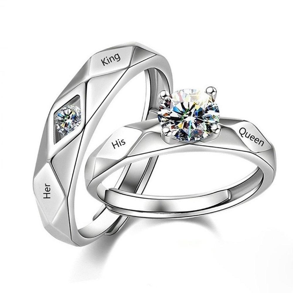 Opening Wedding Simulation Diamond Ring