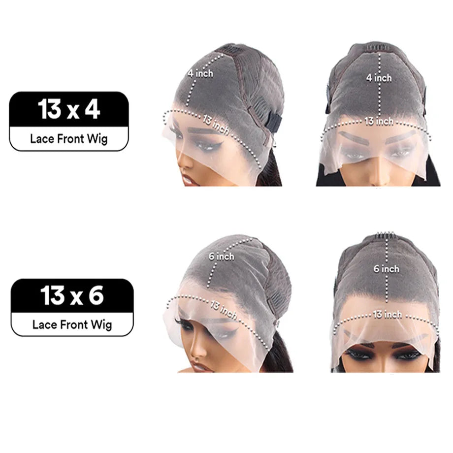 Human Hair HD Lace Curly Wigs