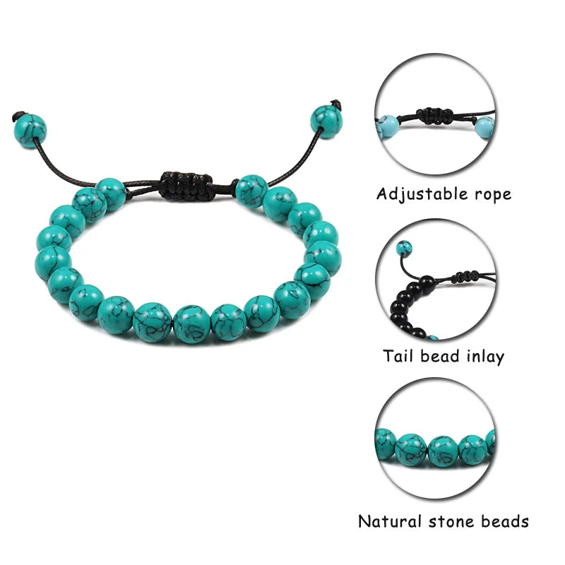 Tiger Eye Stone Beads Bracelet