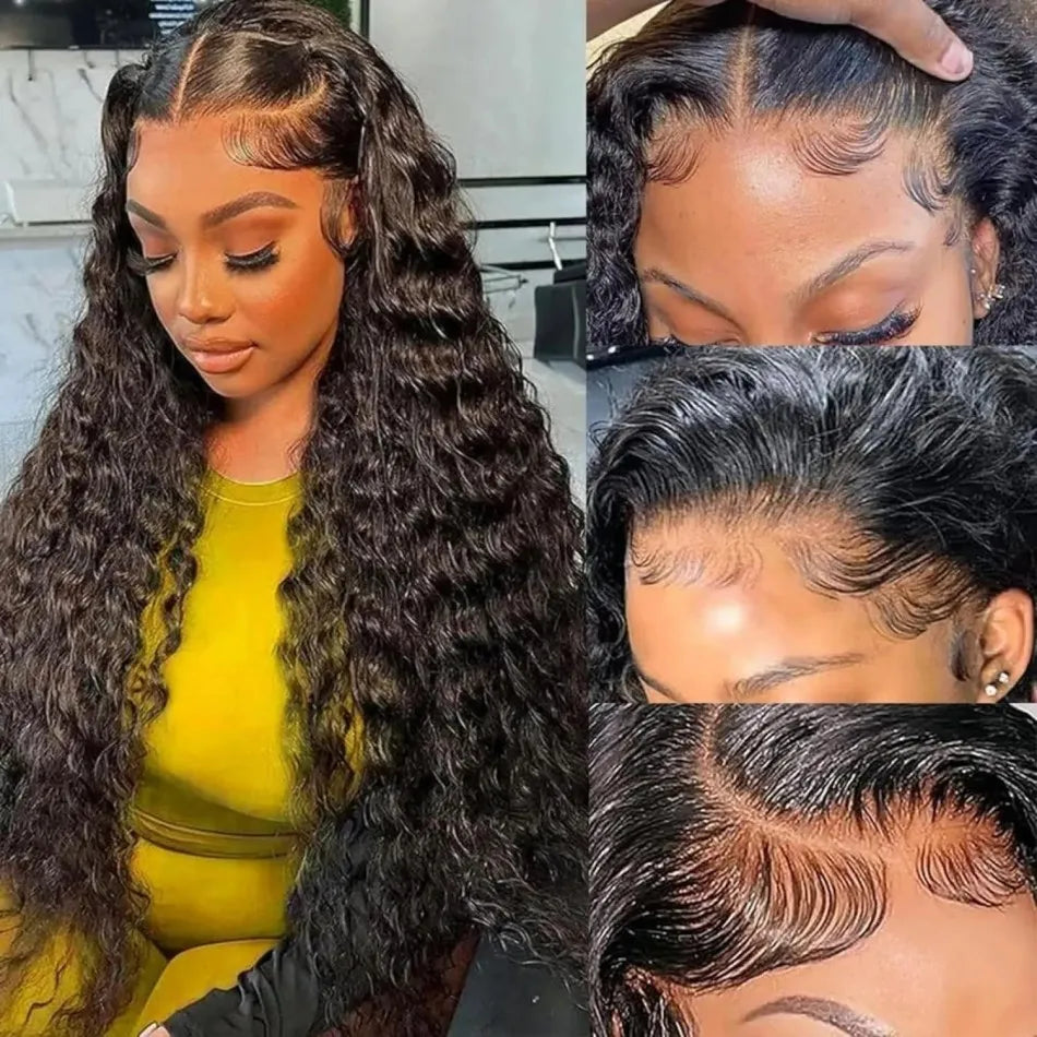 Hd Lace Pre Plucked Curly Hair Wigs
