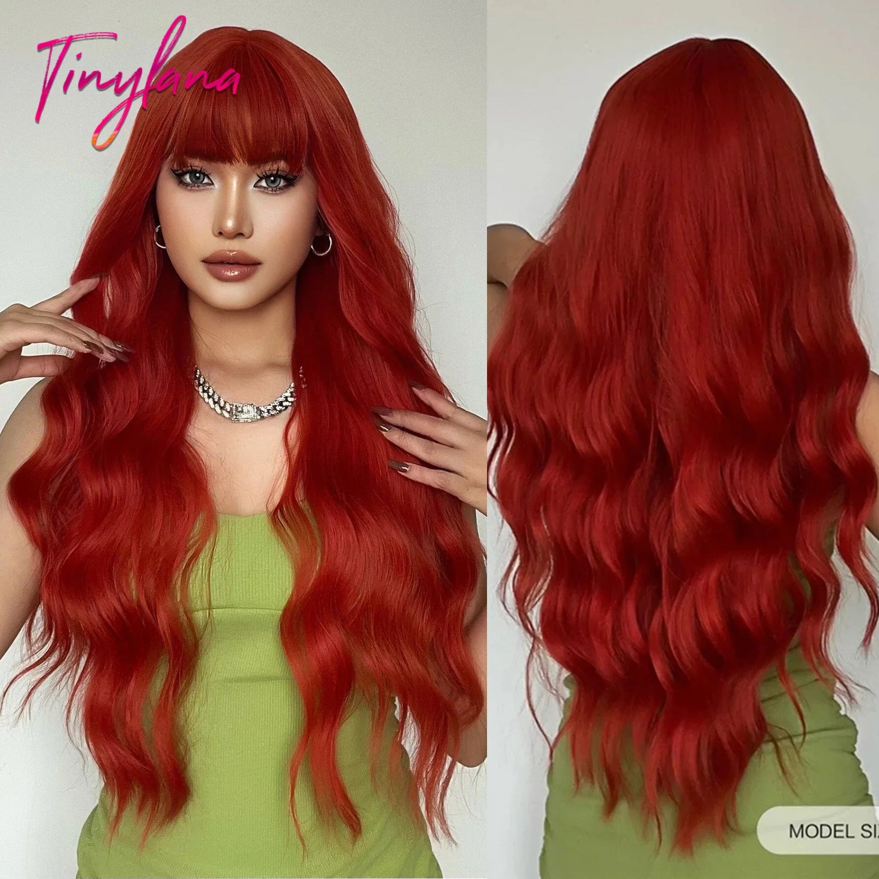 Super Long Curly Chocolate Brown Synthetic Hair Wigs