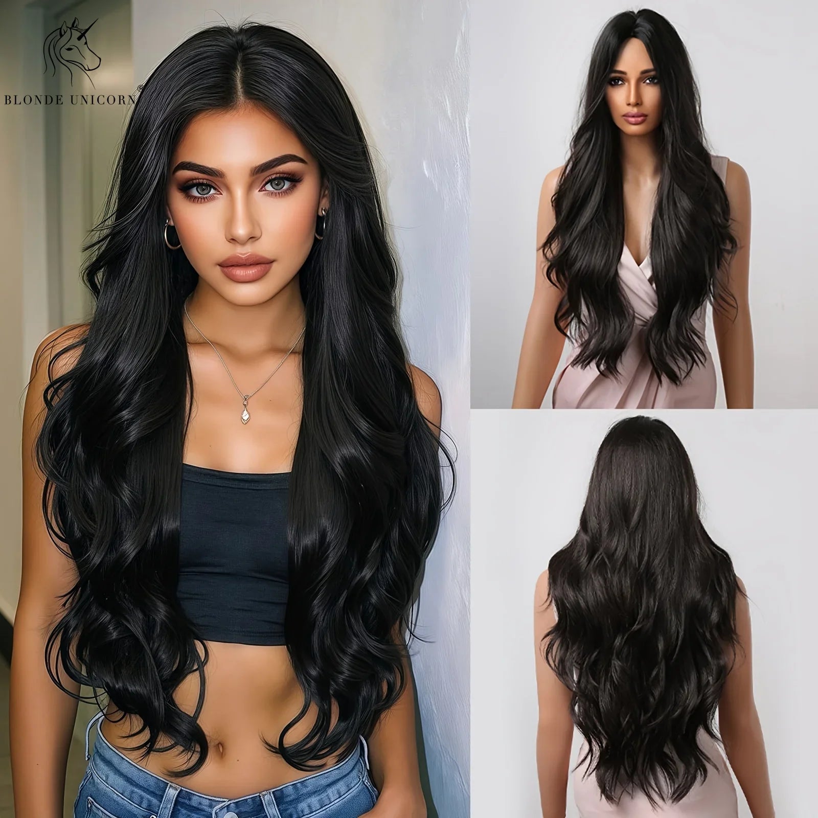 Blonde Unicorn Synthetic Wigs