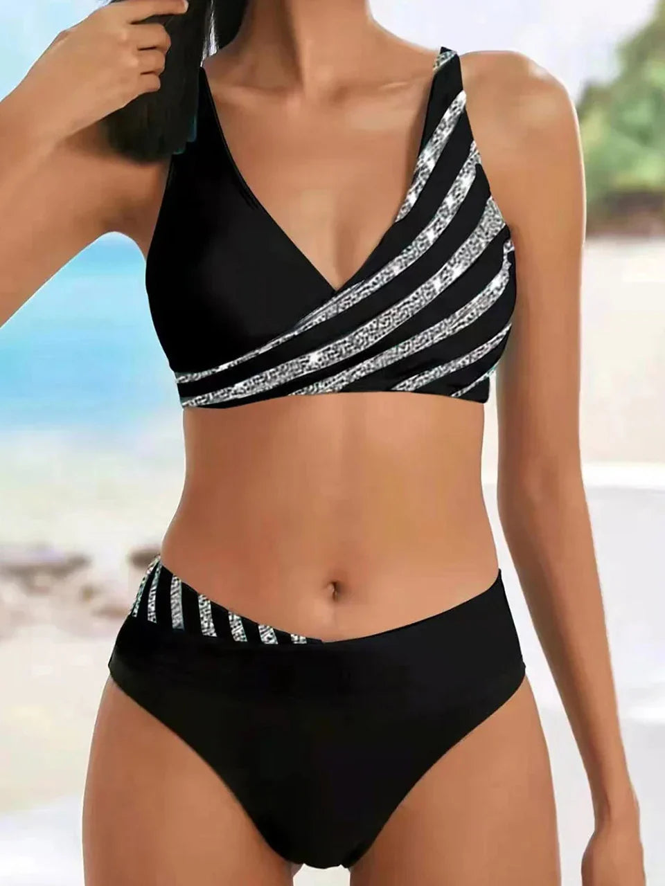 V Neck Bikini