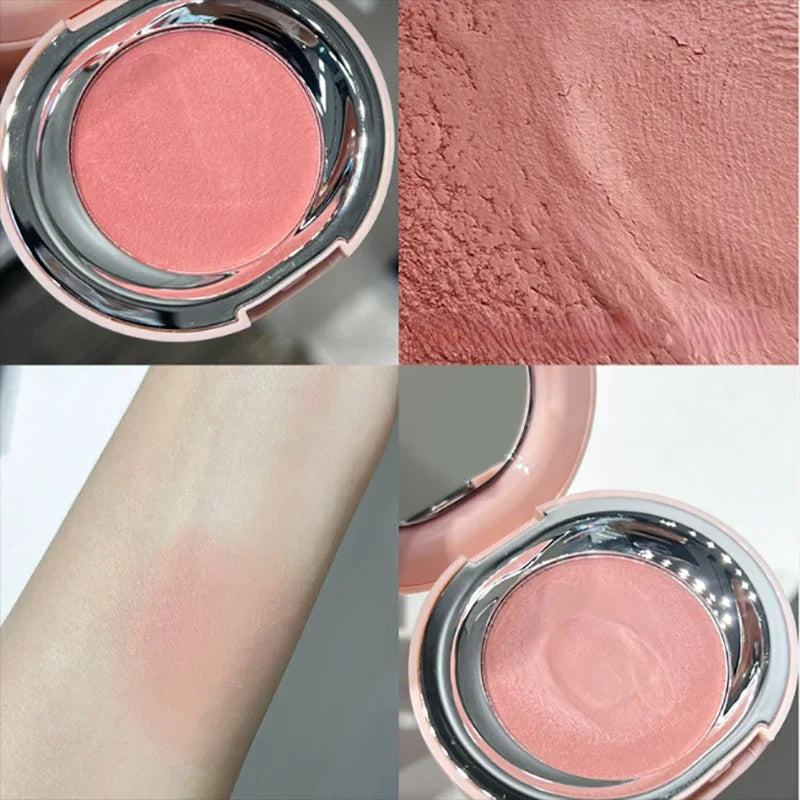 Pink Blusher Mud Palette Face Rouge