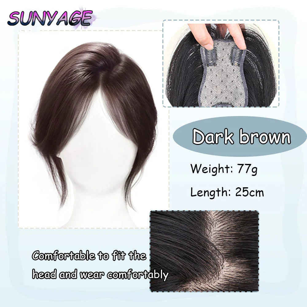 Synthetic Eight-character Bangs Wig