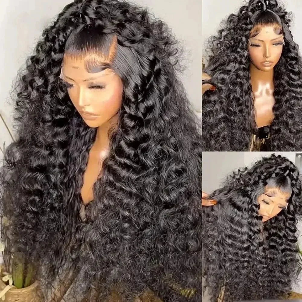 Deep Wave Lace Front Curly Hair Wigs