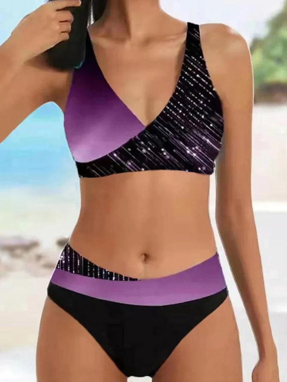 V Neck Bikini