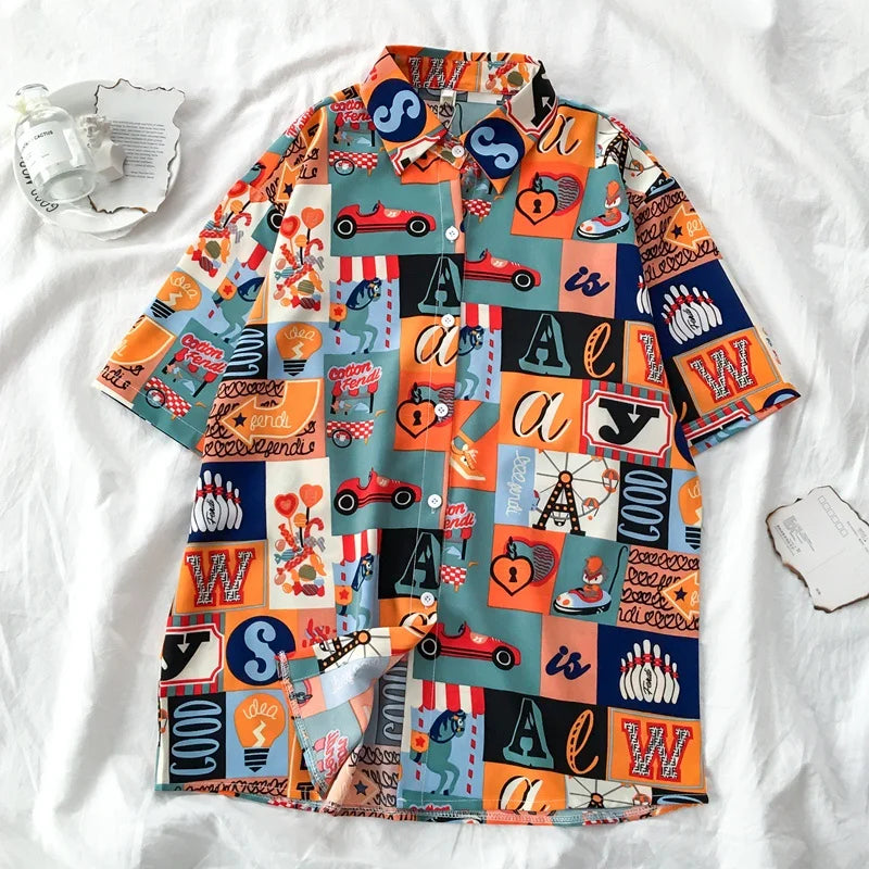 Men Street Summer Daily Shirt