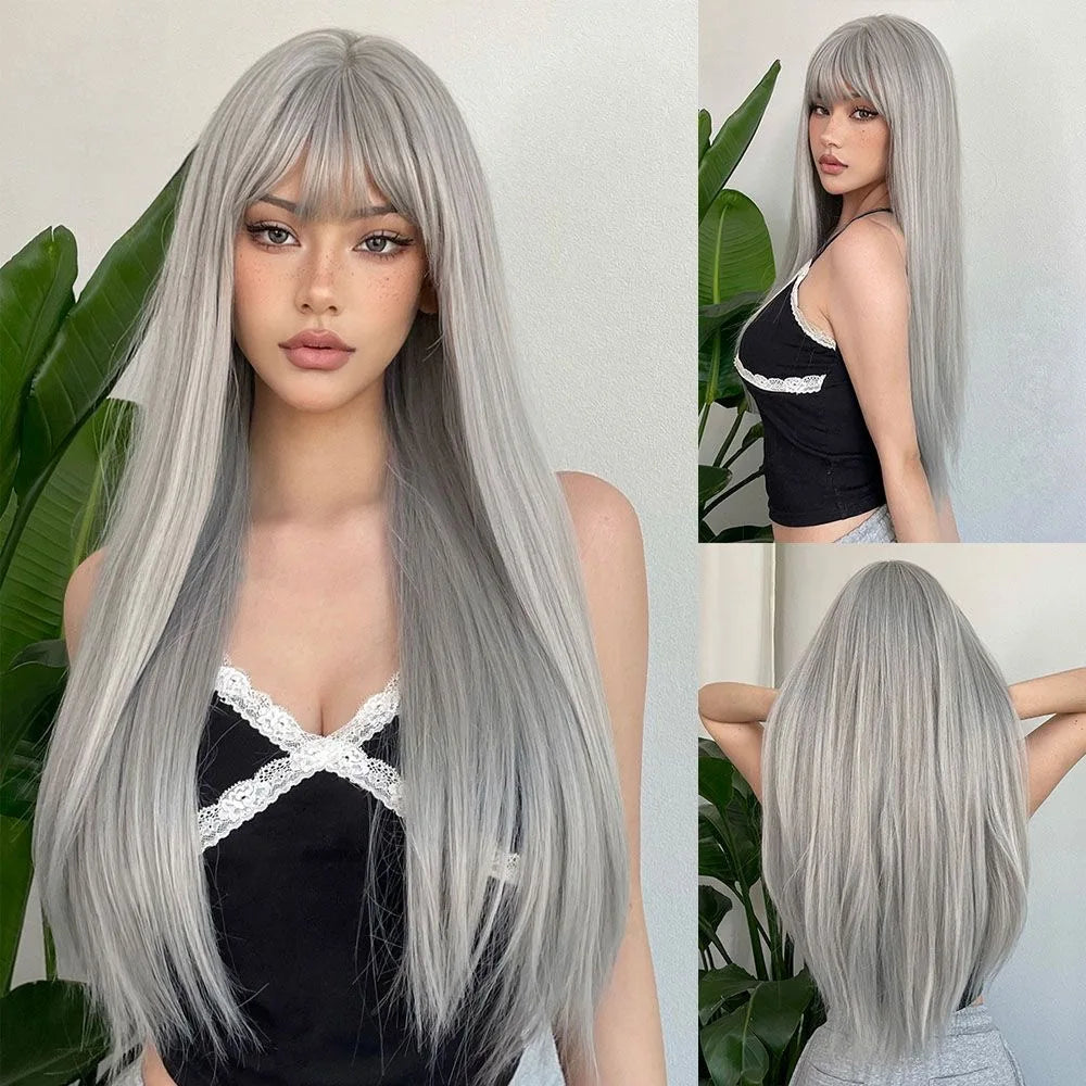 Long Straight Synthetic Wig