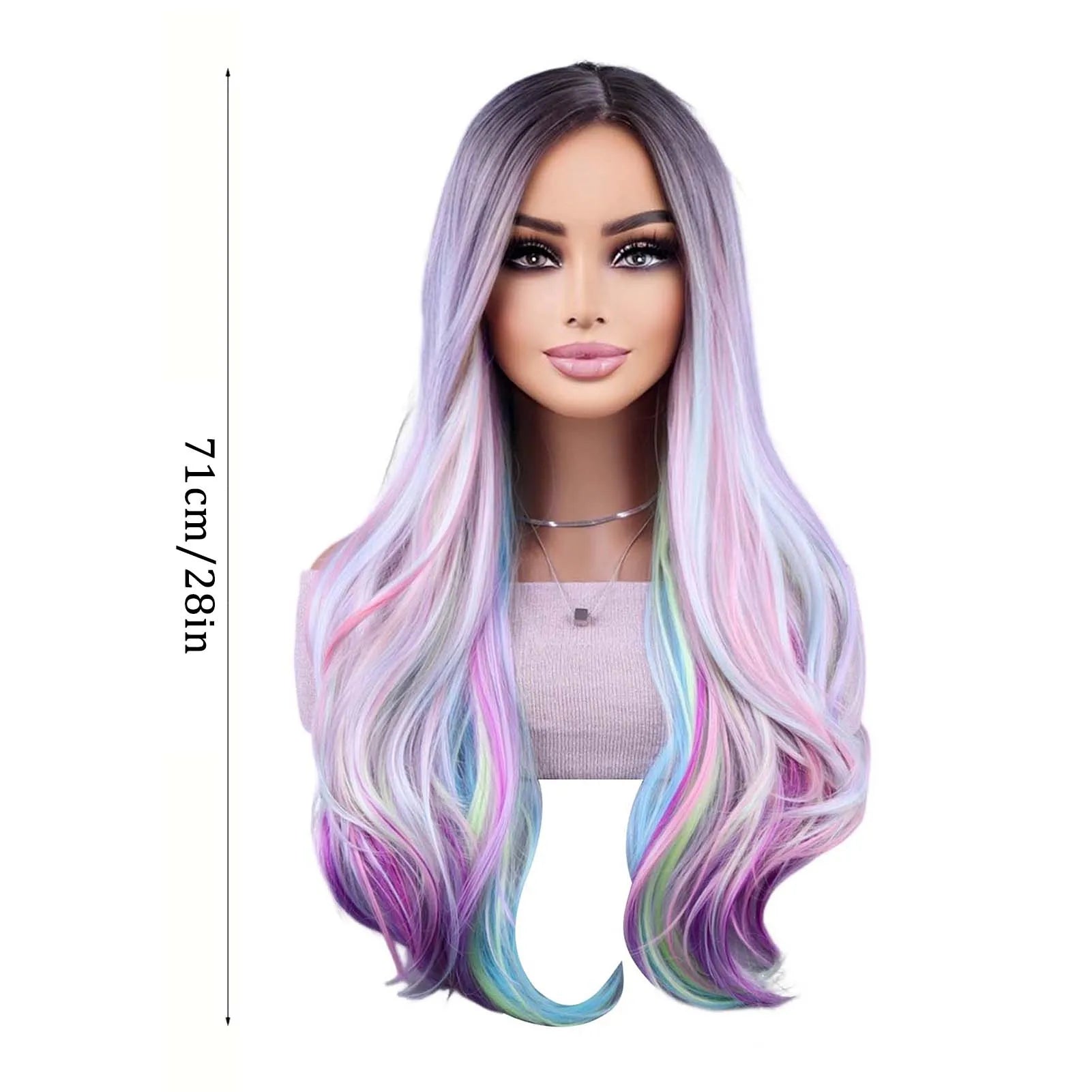 High-temperature Silk Wig