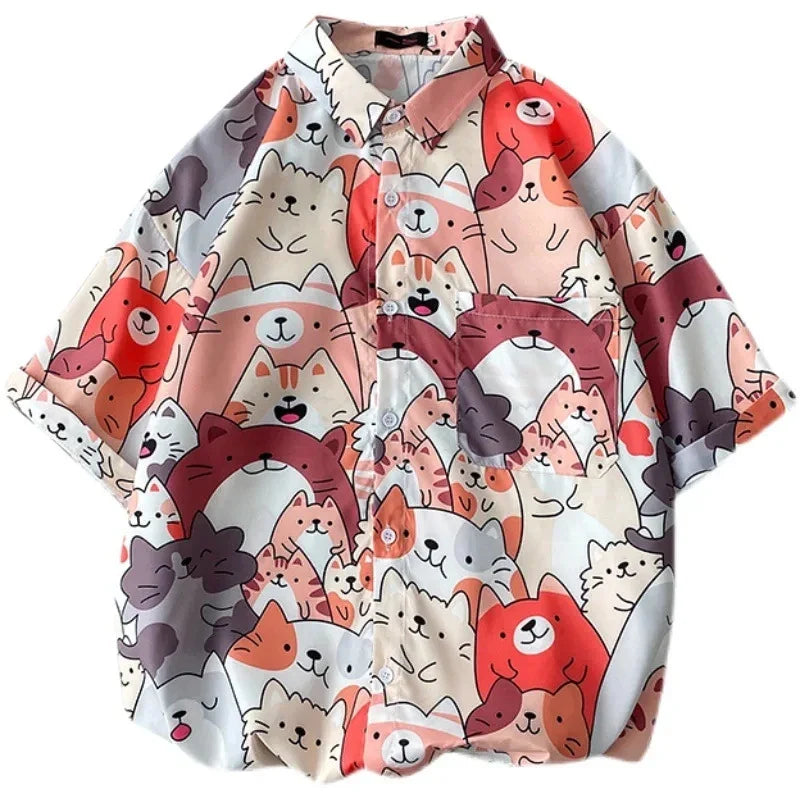 Men Street Summer Daily Shirt