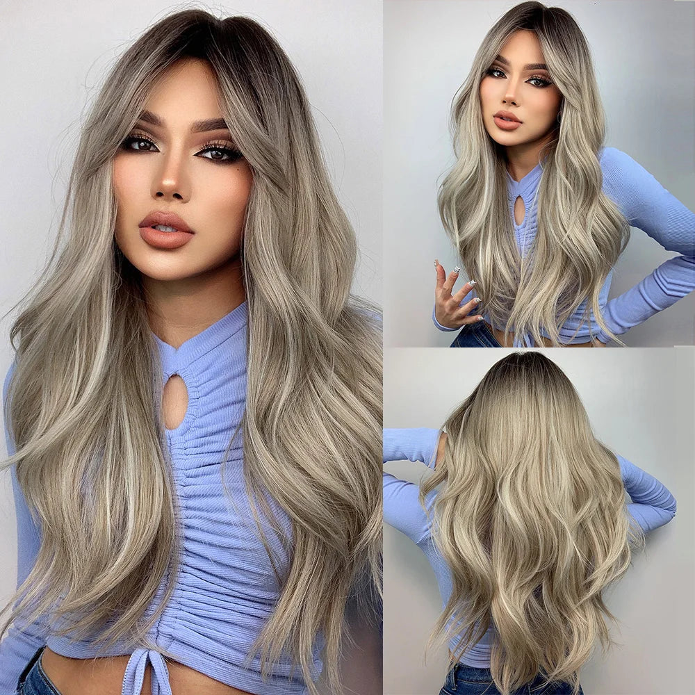 Long Curly Synthetic Wigs